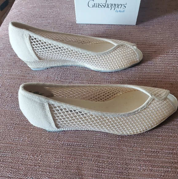 Shoes grasshoppers by keds , 7M, Lilac beige,original box, vintage, espadrilles - Picture 6 of 6